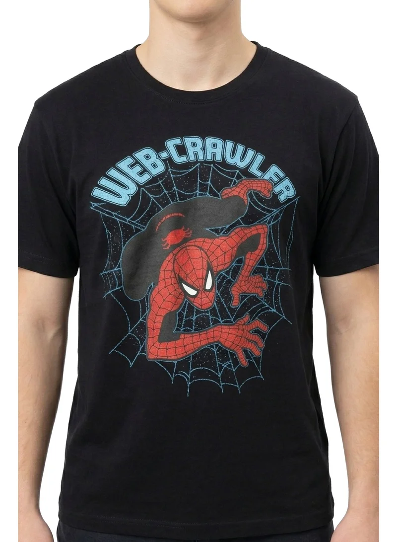 MARVEL  Marvel Spiderman Urban Web-Crawler Graphic Tee for Men | Best Price UAE