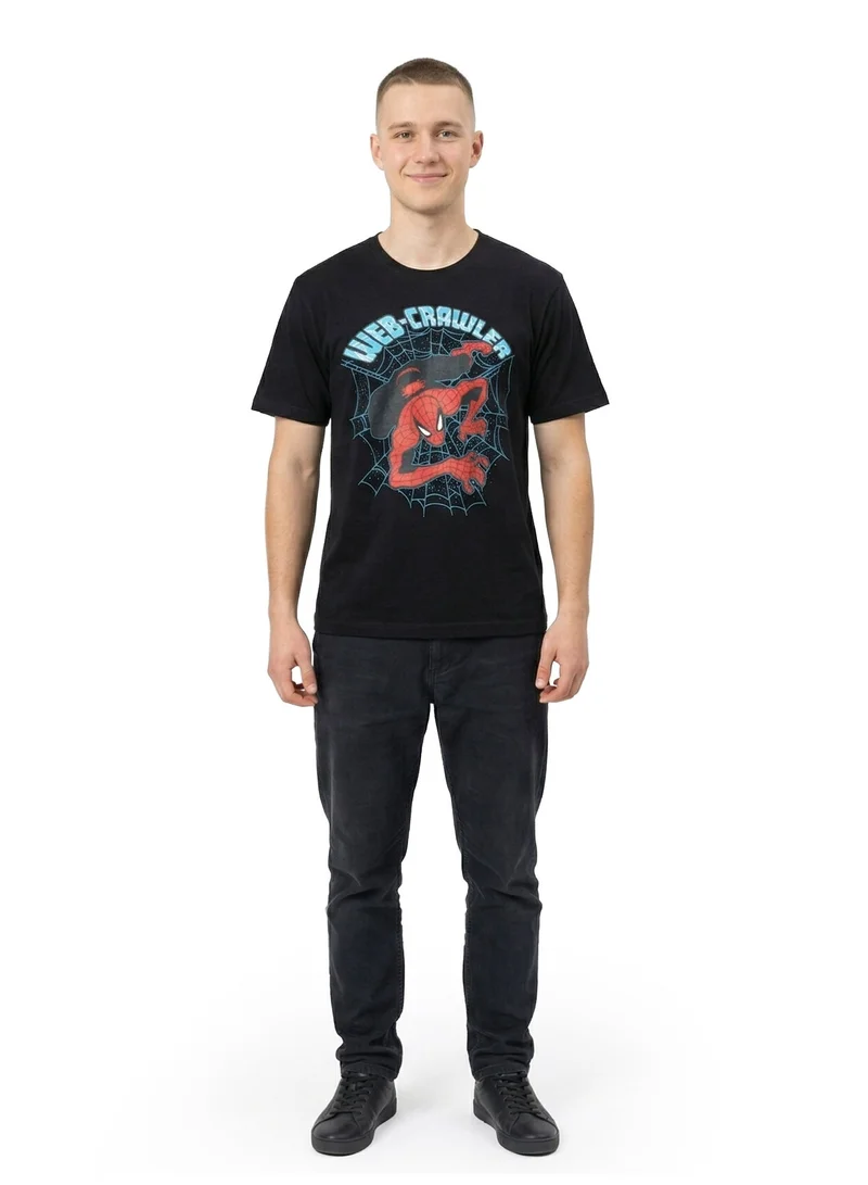 MARVEL Marvel Spiderman Urban Web-Crawler Graphic Tee