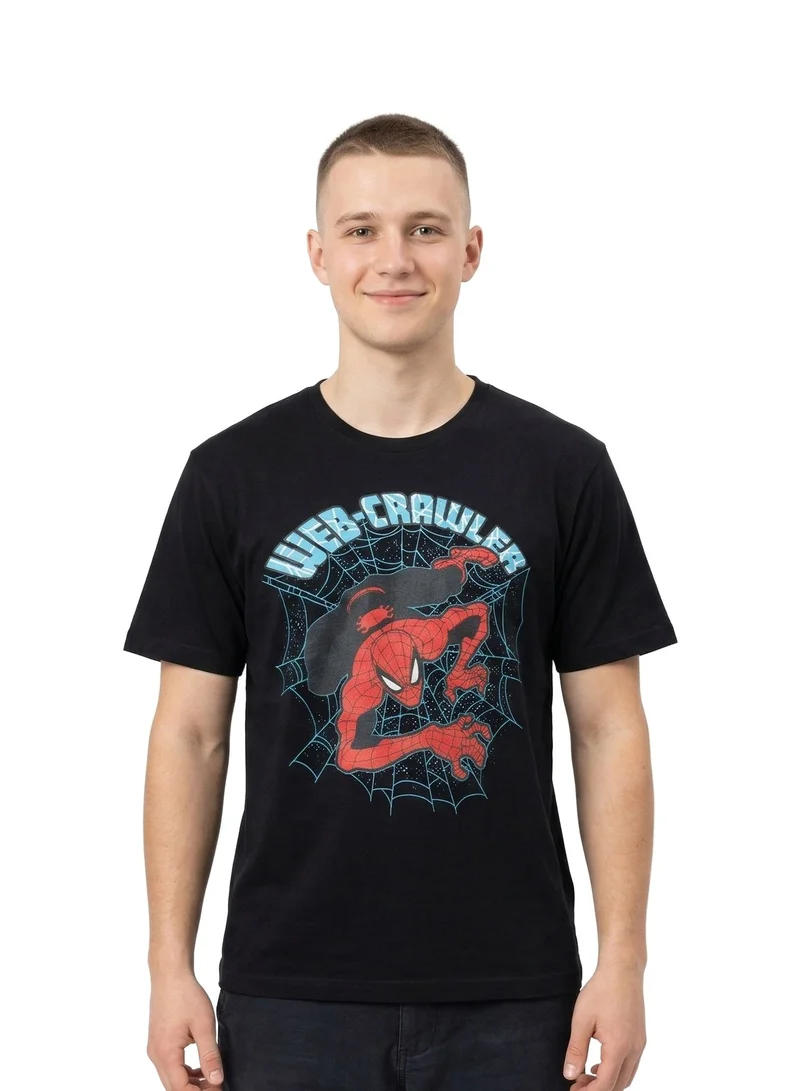 MARVEL Marvel Spiderman Urban Web-Crawler Graphic Tee
