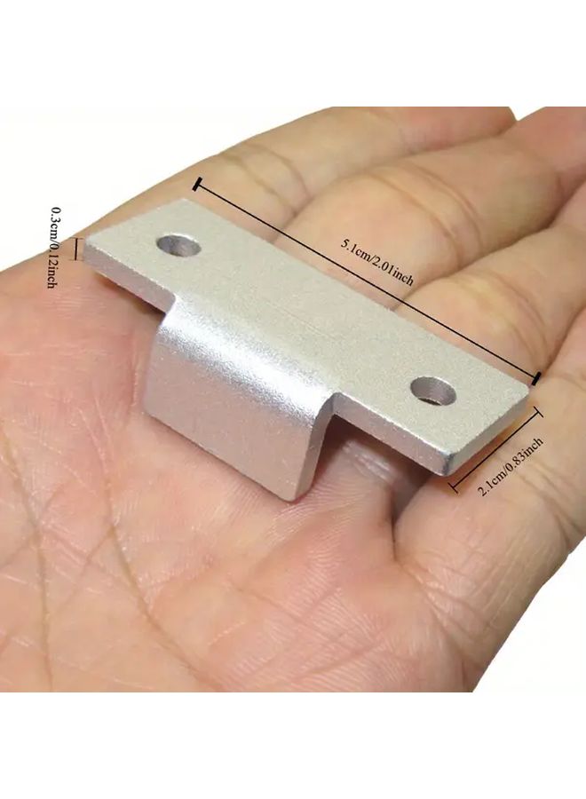 2PCS Black Turntable Dust Cover Repair Hinges Replacement Kit - Image 5