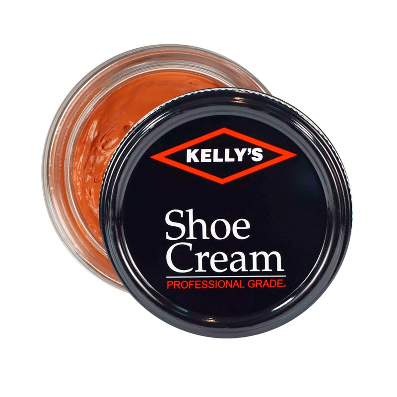 KELLYS Kelly's Light Brown Shoe Polish 1.5 oz - Professional Leather Shoe Cream - Image 2