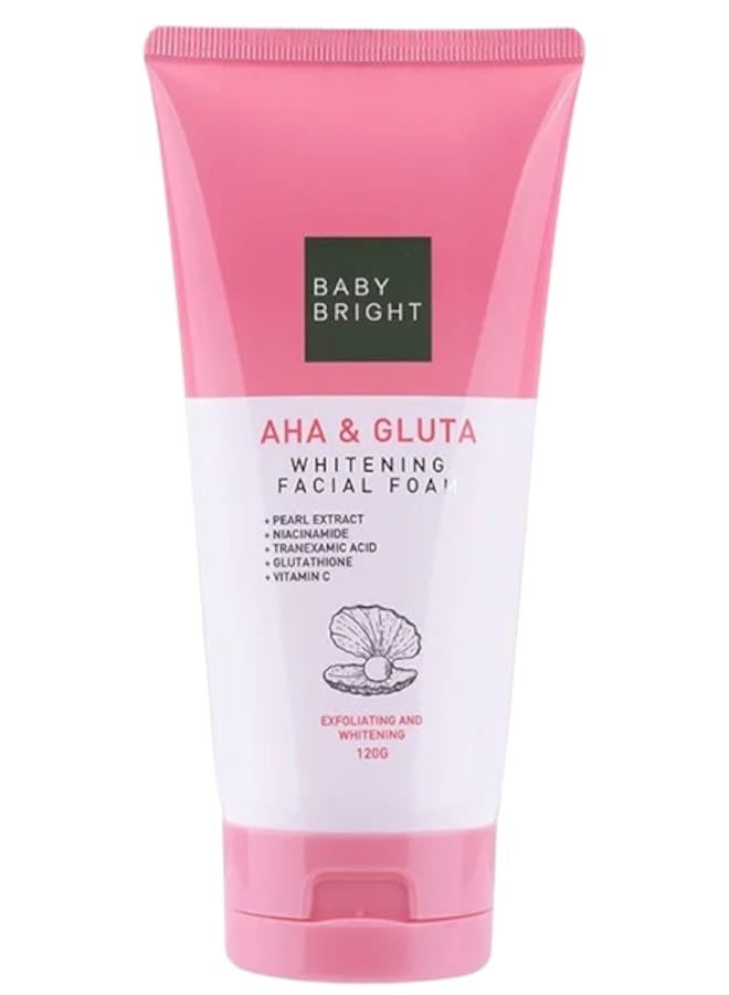 بيبي برايت رغوة تبييض الوجه أها آند جلوتا 120 جم