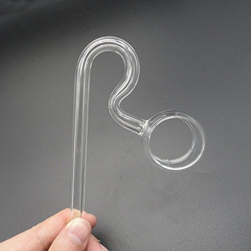 JARDLI Lily Glass Spiral Outflow Pipe for Plants Aquarium (17mm for 16/22mm (5/8'') Hose) - Image 3