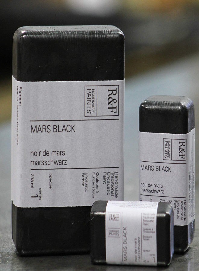 R&F Artist Encaustic Paint, Mars Black, 104 ml - Image 3