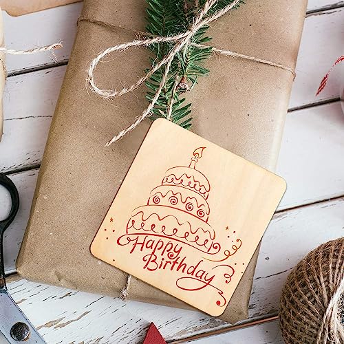 Thiecoc Unfinished Wood Pieces 80 Pcs 3"x3" inch Wood Board Wooden Squares Wooden Cutout Tiles, Rustic Craft Wood for Home Decoration, DIY Supplies - Image 5