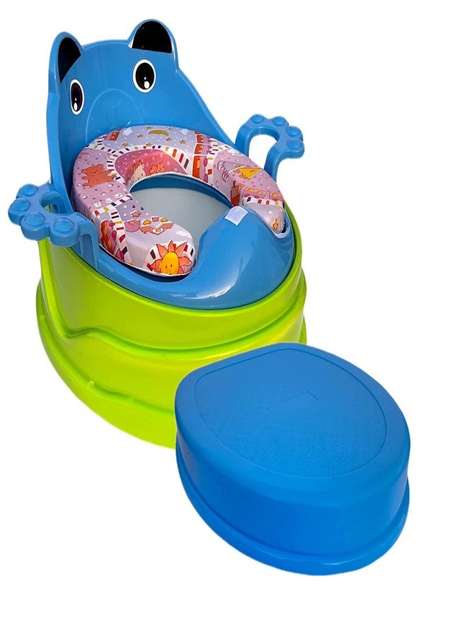 Toyfinity Poo Poo Potty Seat The Convertible 4 in 1 Potty Training Seat for Kids (Assorted colour and Print) - Image 1