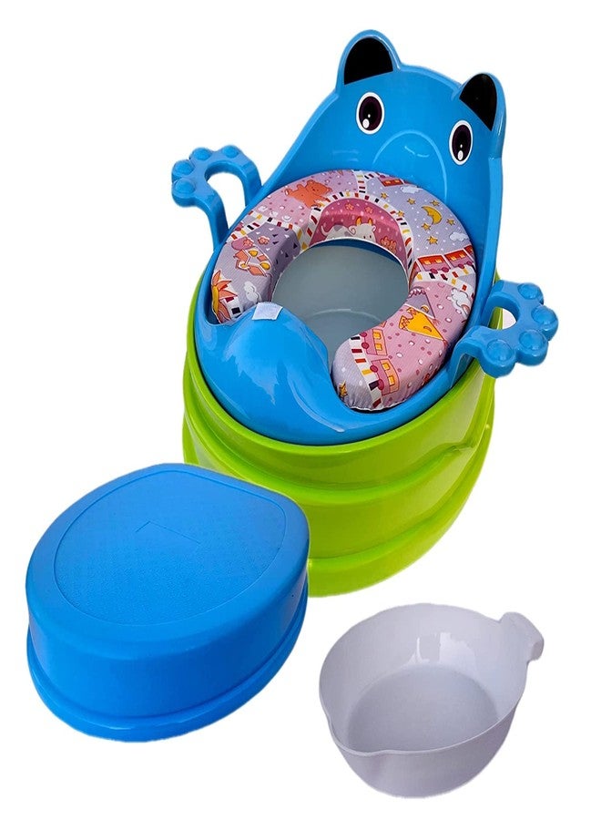 Toyfinity Poo Poo Potty Seat The Convertible 4 in 1 Potty Training Seat for Kids (Assorted colour and Print) - Image 2
