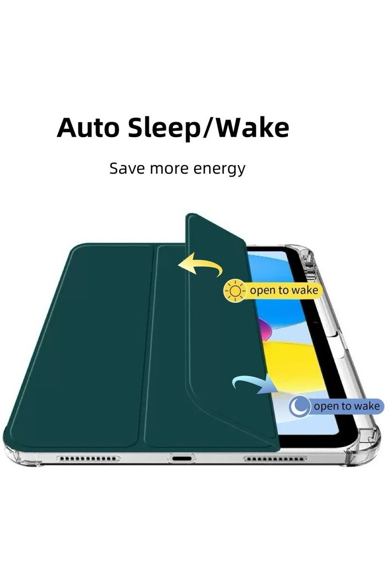 Case for iPad (A16) 11th 11 inch 2025 Gen iPad 11 Case/Case For iPad 10th Gen Case 2022 iPad 10 Case Trifold Stand Clear Transparent Shell Back with Pencil Holder Smart Cover for 11" iPad 11th 2025/10.9"iPad 10th Gen 2022 - Image 3