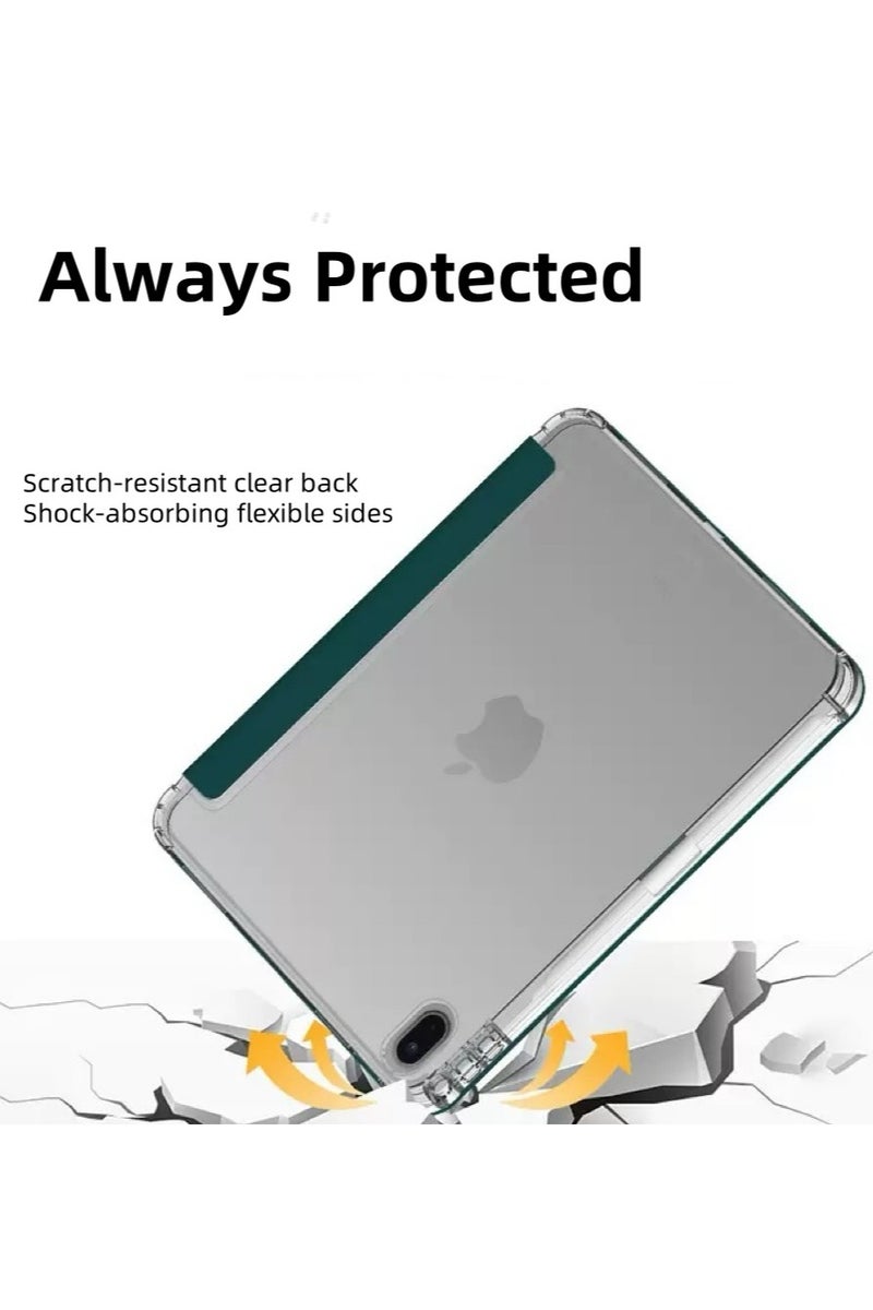 Case for iPad (A16) 11th 11 inch 2025 Gen iPad 11 Case/Case For iPad 10th Gen Case 2022 iPad 10 Case Trifold Stand Clear Transparent Shell Back with Pencil Holder Smart Cover for 11" iPad 11th 2025/10.9"iPad 10th Gen 2022 - Image 4
