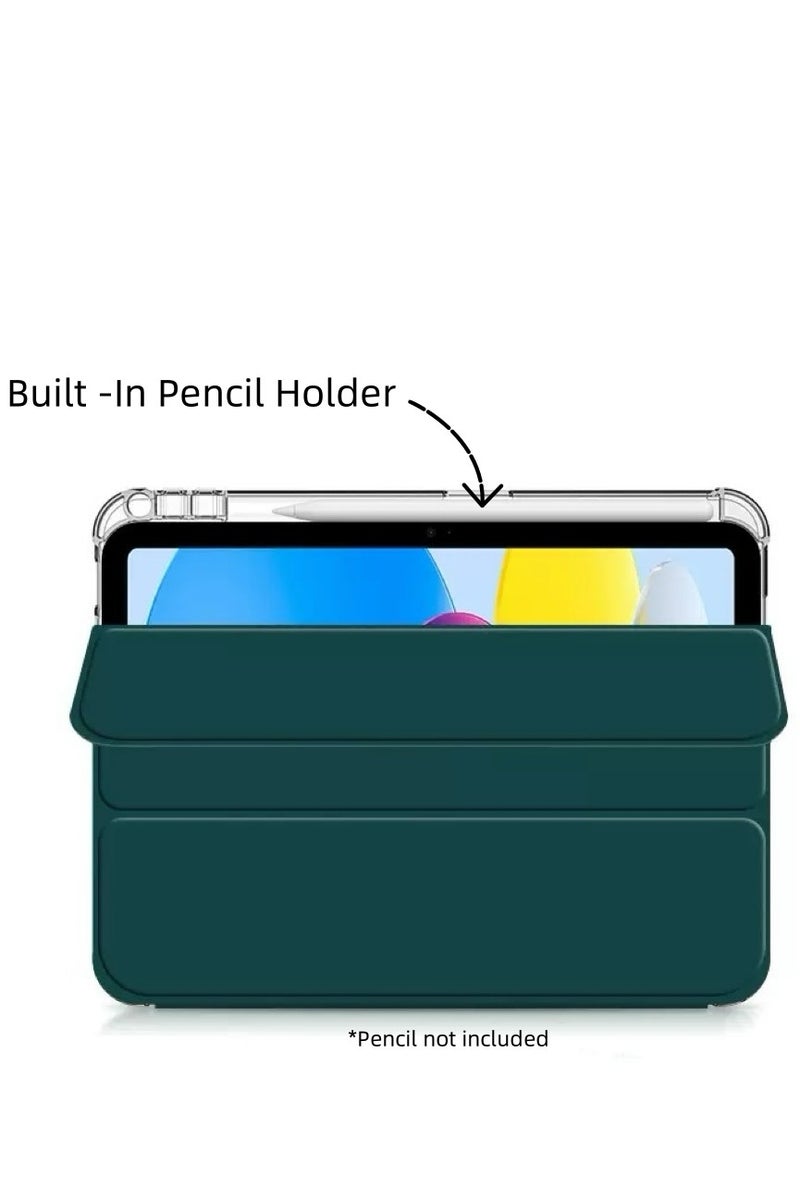 Case for iPad (A16) 11th 11 inch 2025 Gen iPad 11 Case/Case For iPad 10th Gen Case 2022 iPad 10 Case Trifold Stand Clear Transparent Shell Back with Pencil Holder Smart Cover for 11" iPad 11th 2025/10.9"iPad 10th Gen 2022 - Image 5