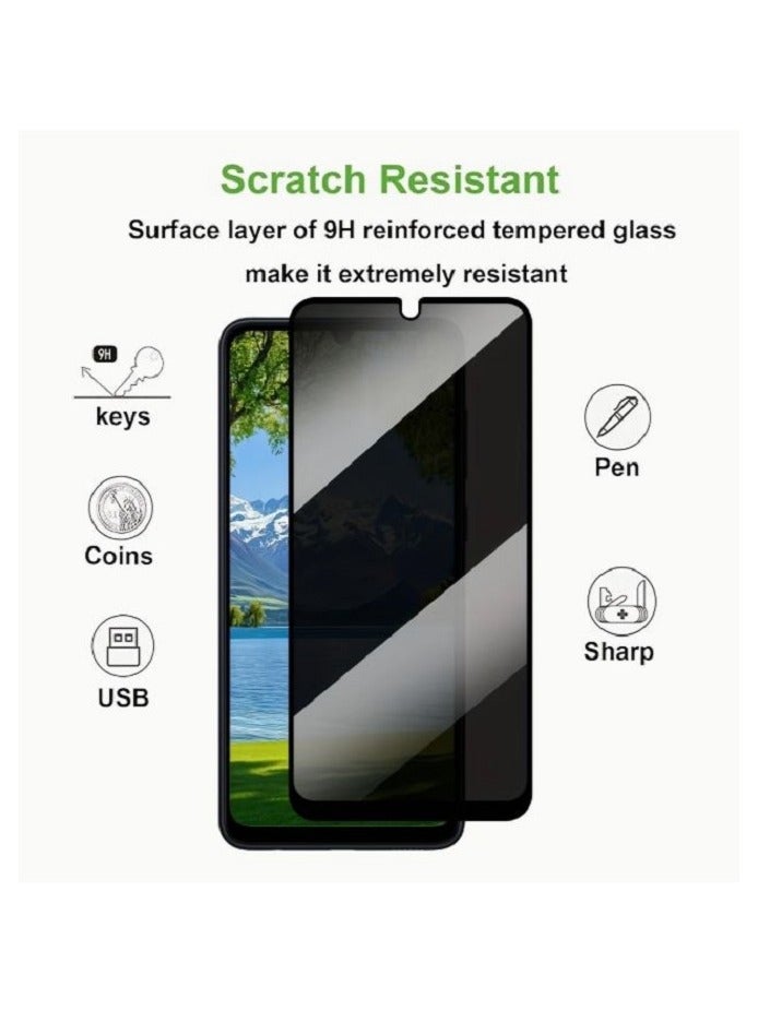 Privacy Tempered Glass Screen Protector For Samsung Galaxy A22 5G  - Image 3