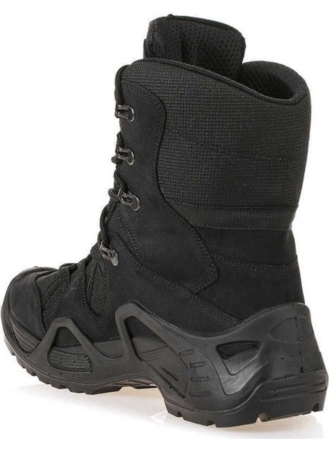 Scooter  - Black Leather Men's Waterproof Tactical Boots P1490NS - Image 1
