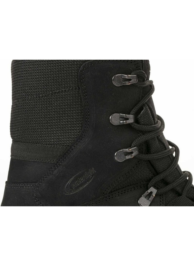 Scooter  - Black Leather Men's Waterproof Tactical Boots P1490NS - Image 1