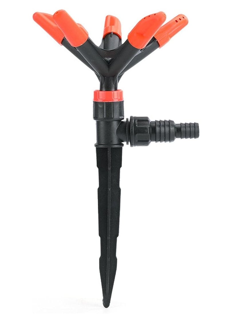 DubaiGallery Lawn Sprinkler Upgrade Garden Watering Automatic 360 Rotating Degree  - Image 1