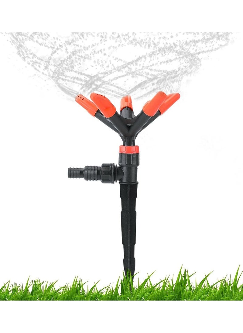 DubaiGallery Lawn Sprinkler Upgrade Garden Watering Automatic 360 Rotating Degree  - Image 2