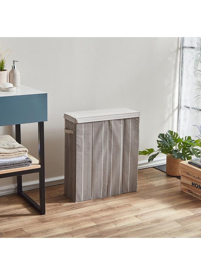 Home Box Collapsible Laundry Hamper With Lid  - Image 1