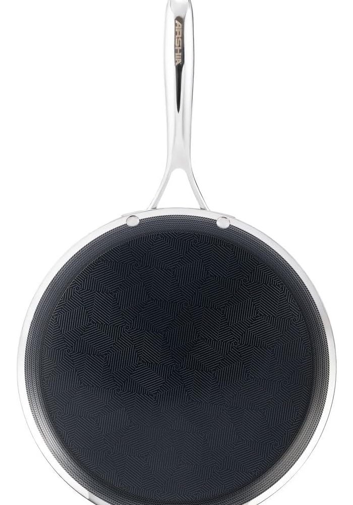 Arshia Hybrid Stainless Steel Non-Stick Crepe Pan, 31 cm - Image 2