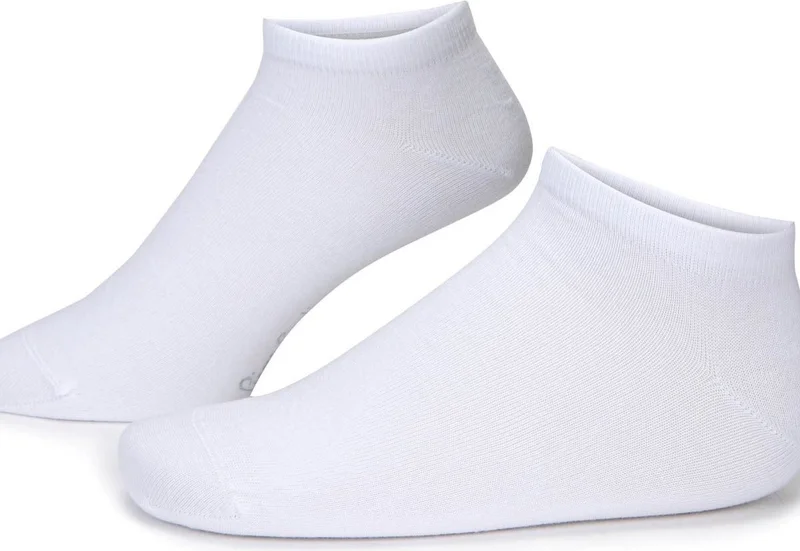 بي جي كي Unisex White Cotton 72 Pair Booties