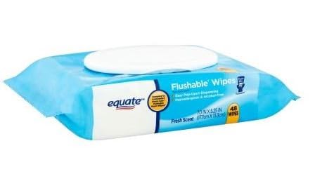 Equate Flushable Wipes 48 ct. Fresh Scent Pop-Up Dispensing - Image 4