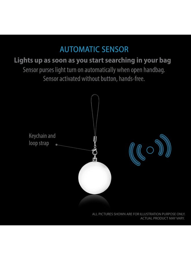 Deke Home - Round Purse Light, Handbag Light, Purse Motion Sensor Light, Automatic On/Off Motion Night Light, Backpack Light, Purse Organizer, Purse Accessories. - Image 3