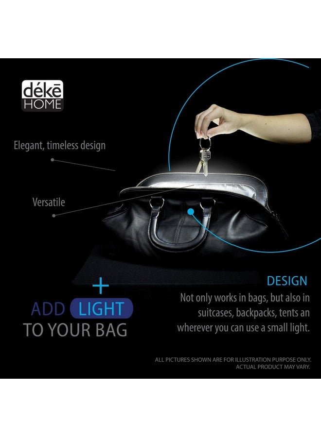 Deke Home - Round Purse Light, Handbag Light, Purse Motion Sensor Light, Automatic On/Off Motion Night Light, Backpack Light, Purse Organizer, Purse Accessories. - Image 4