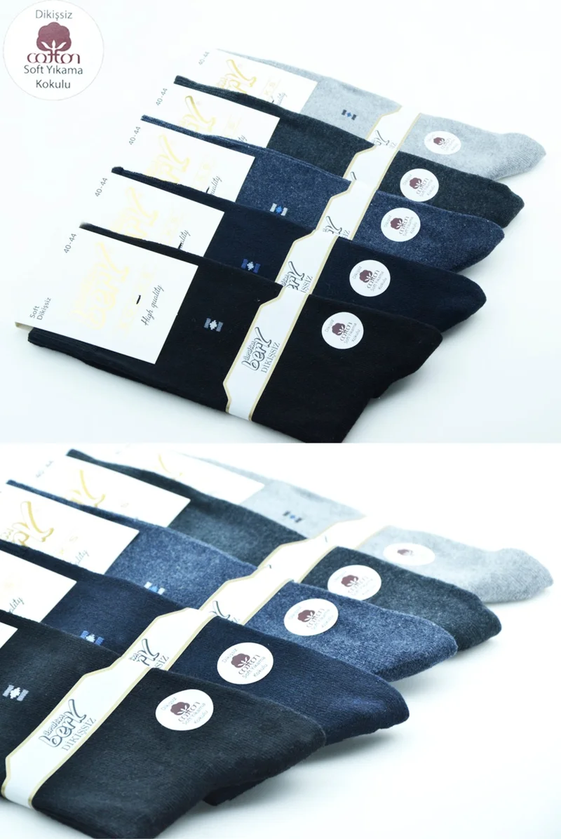 Esinti Men's Socks Socket Long Socks Seamless Colorful Socks Summer Thin Socks 5 Pieces