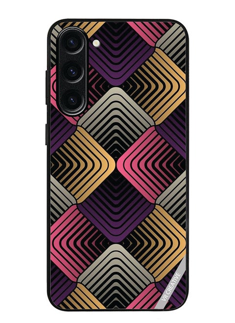 Protective Case Cover For Samsung Galaxy S24 Plus Abstract 2 Design Multicolour