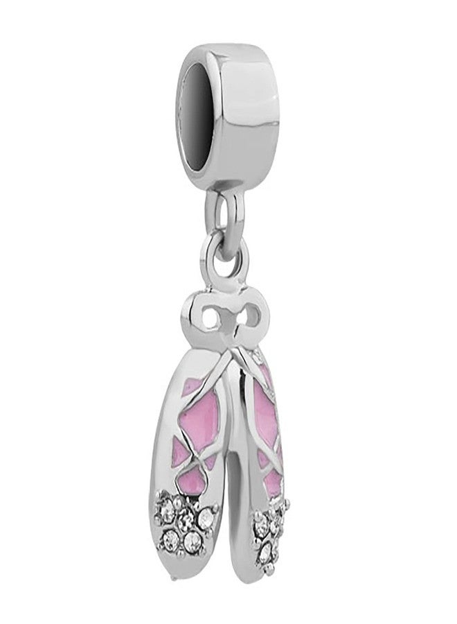 MiiFort Ballet Dancer Dancing Chausson Shoe Charm Compatible with Pandora Bracelets Women Christmas Family Daughter Sister Granddaughter - Image 2