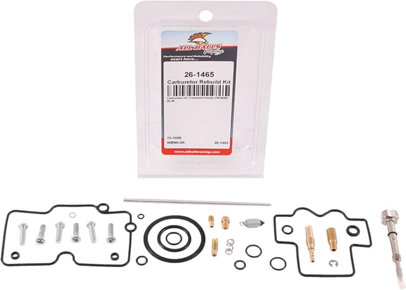 All Balls Racing 26-1465 Carburetor Rebuild Kit for Honda CRF450R 2005-2006 - Image 3
