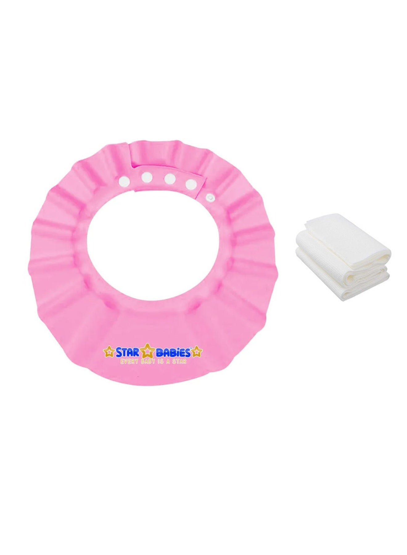 STAR BABiES Combo Shower Cap With Disposable Towel Pack Of 3 Assorted