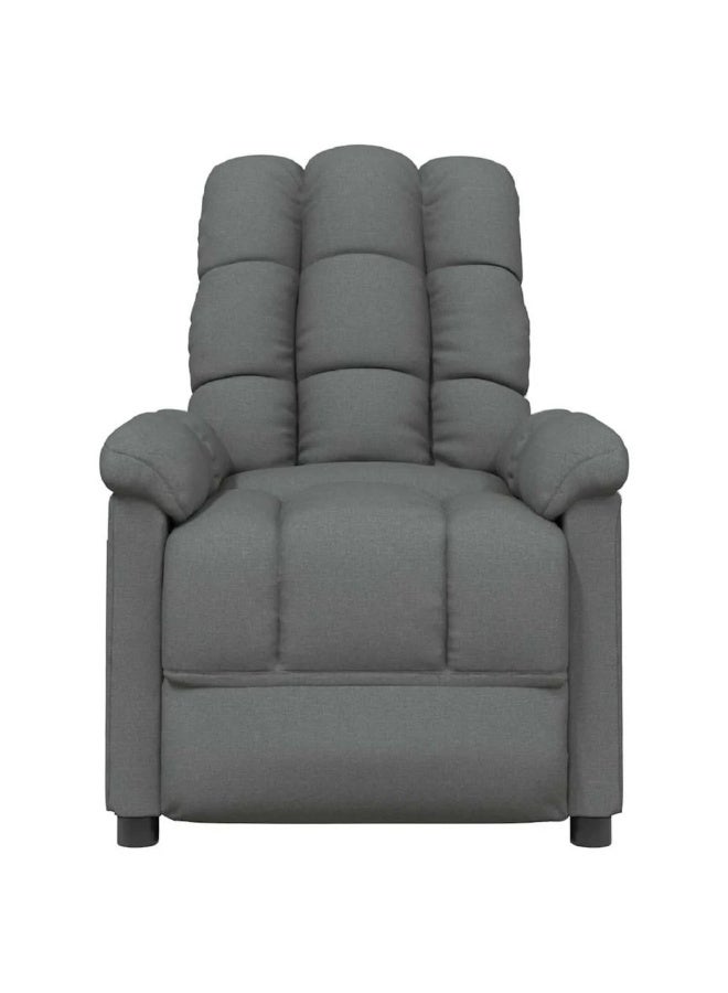 فيداكسل كرسي تدليك فيدا إكس إل، أريكة مفردة، كرسي استرخاء، كرسي رمادي اللون، قماش لغرفة المعيشة - Image 3