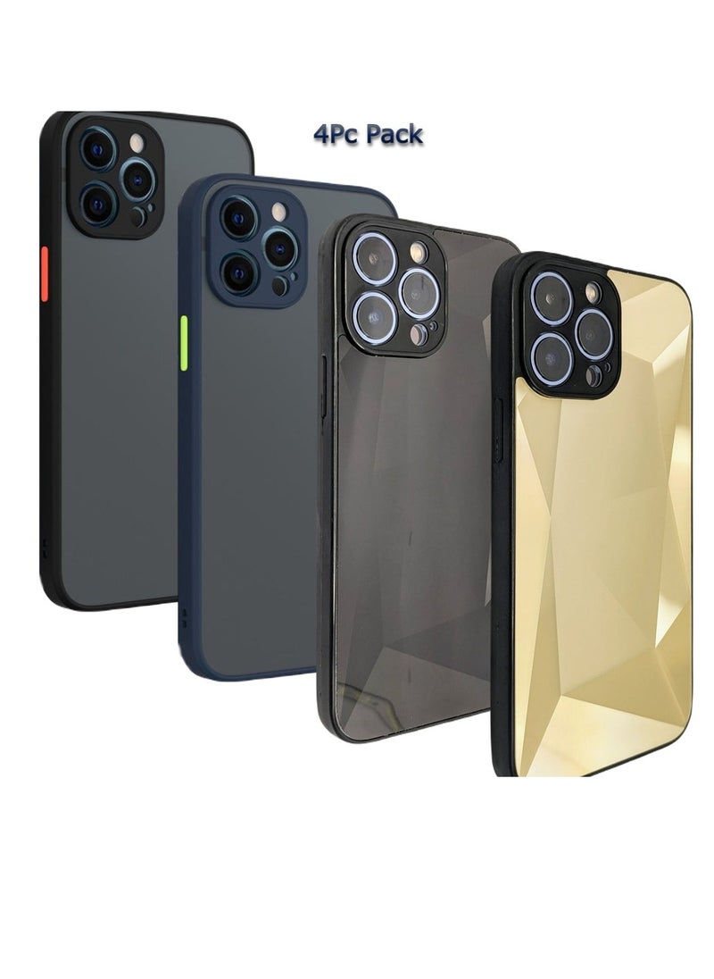 TWEGGON iPhone 13 Pro Max Case, [4]-Pack Protection Case Set for iPhone 13 Pro Max 6.7"  - Image 1