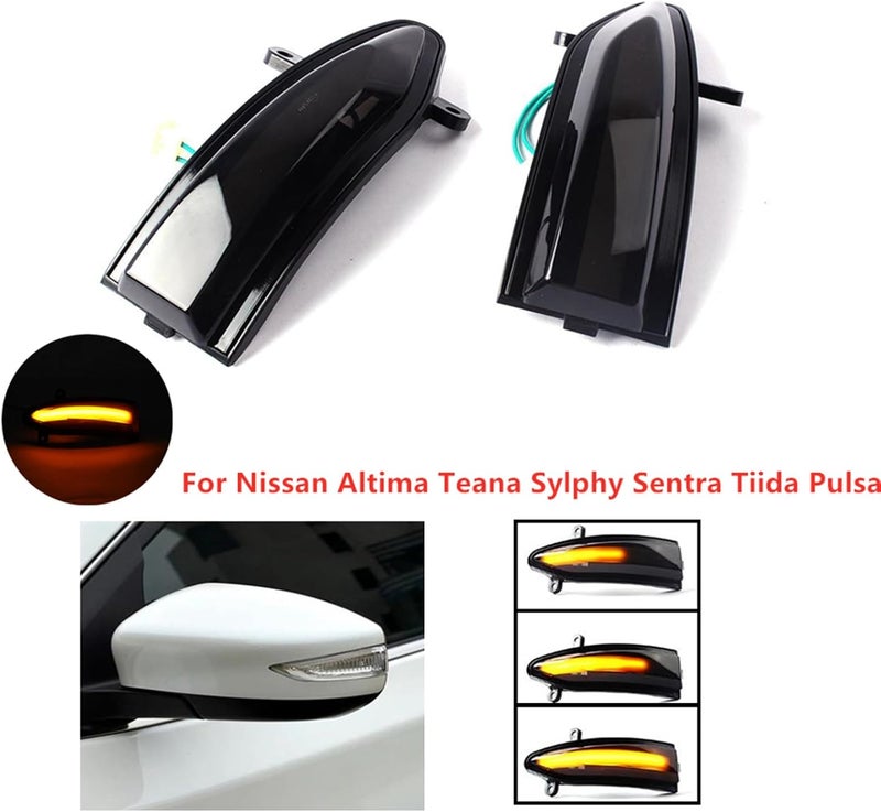 QASULER Dynamic Turn Signal Light for Nissan - Image 5