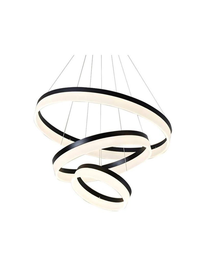 إسكدنيا ثريا LED دائرية عصرية قابلة للتعتيم للأسقف مع جهاز تحكم عن بعد - Image 5