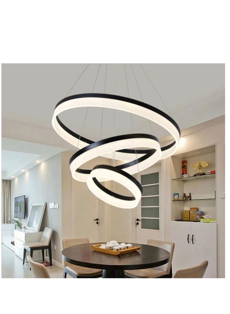 إسكدنيا ثريا LED دائرية عصرية قابلة للتعتيم للأسقف مع جهاز تحكم عن بعد - Image 1