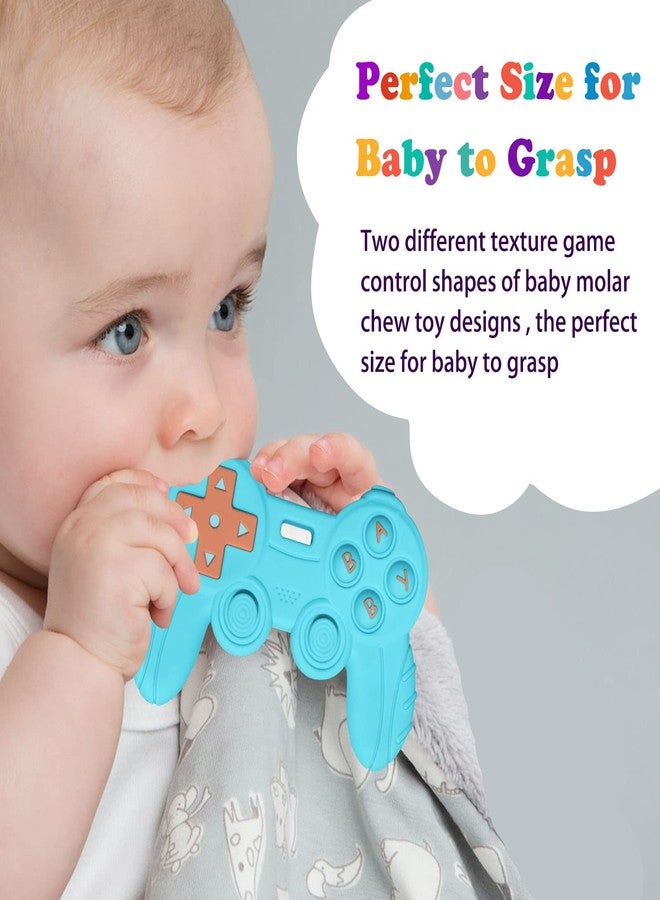 BIGSPINACH Baby Video Game Controller Teether Toy Funny Baby Teething Toys for Babies Gamer Controller（Black - Image 4