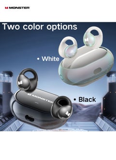 Monster Monster AC600 Bluetooth Earbuds  Open-Back Design, IPX5 Waterproof, 24-Hour Battery Life, Noise-Canceling, Low Latency for Sports and Outdoor Activities  - Image 3
