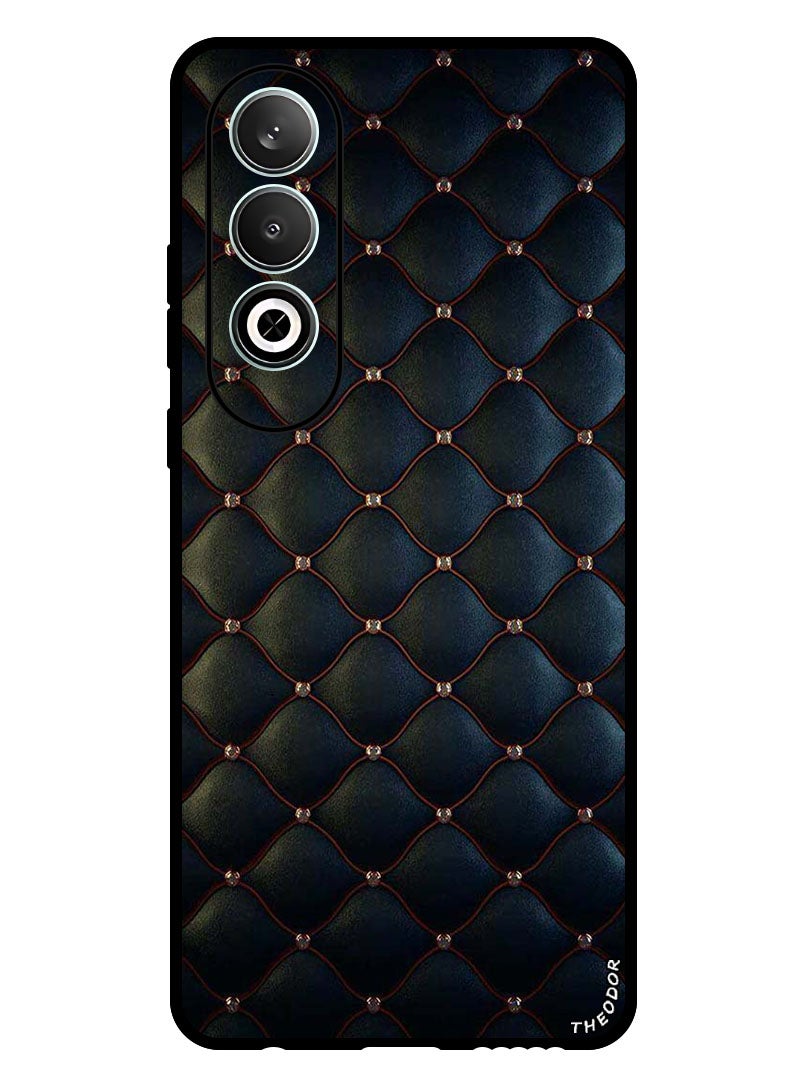 Theodor Protective Case Anti Scratch Shock Proof Bumper Cover For OnePlus Nord CE 4 Stappers On Black Cloth Pattern - Image 1