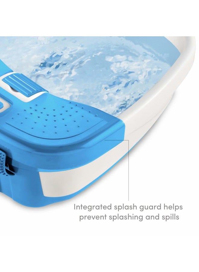 HoMedics سبا القدم الفاخر بابل بليس مع تدليك حراري وقوس تدليك، 3 ملحقات ضغط نقاط، واقي رذاذ، عقد مرتفعة تخلق فقاعات، تحسن الدورة الدموية، تهدئة العضلات المتعبة، تخزين مدمج - Image 4