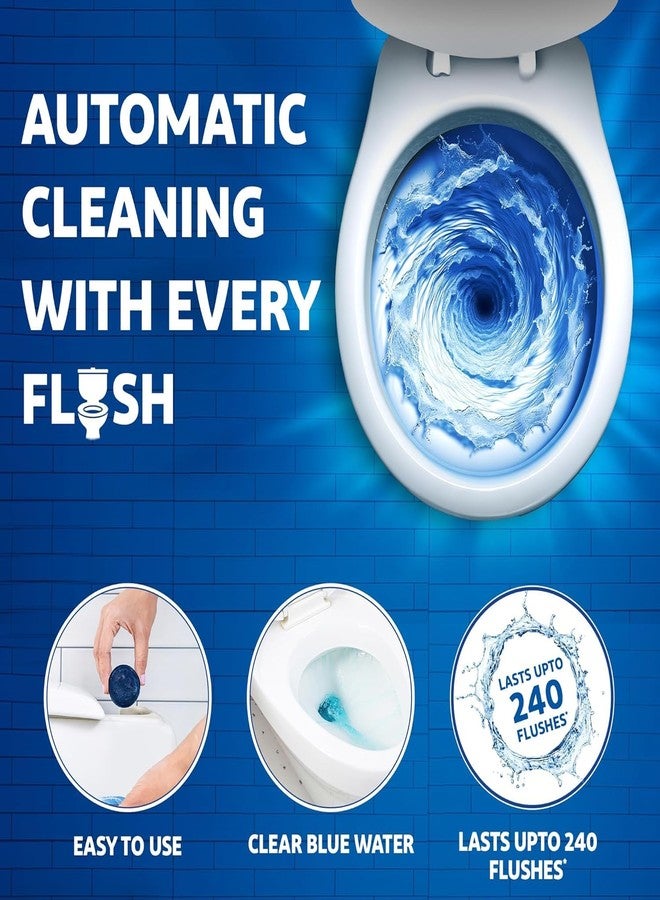 VLSYS Flushmatic In-Cistern Toilet Cleaner Blocks, Marine - 50 g (10 Pcs) | Toilet Flush Cleaner Balls for Fresh, Hygienic & Stain-Free Toilet - Image 3