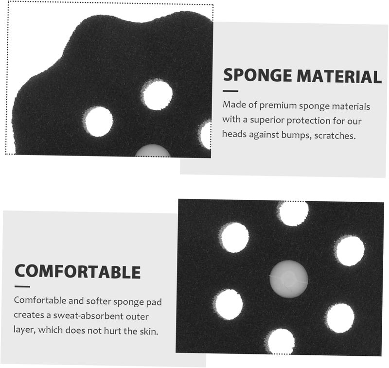 10Pcs Safety Helmet Insert Liners Caps Insert for Bump Cap Protection Comfortable Sweat Absorbent Padding for Outdoor Sports and Workshop Use - Image 4