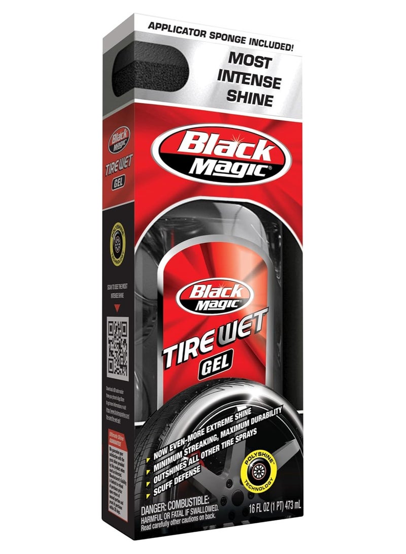بلاك ماجيك جل بلاك ماجيك للإطارات الرطبة، 16 أونصة، 5072647 - Image 1