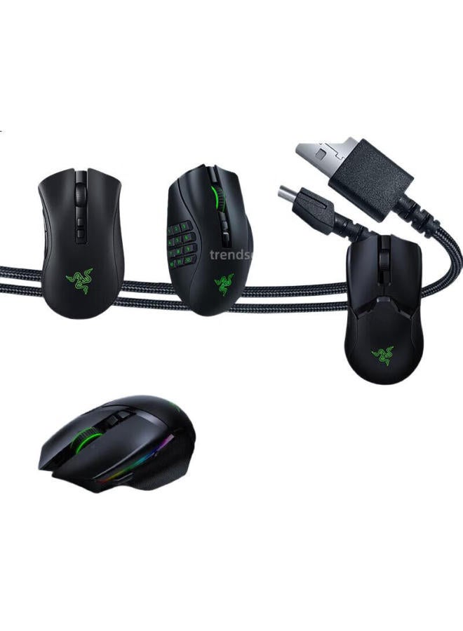 Win Potential Winning Potential Compatible With Razer Mouse Charging Cable, Razer Basilisk/Thatgafran Professional Edition/Toxic Viper Ultimate Edition/Viper V2 Wireless Mouse Connection Cable, Braided Android Cable - Image 2