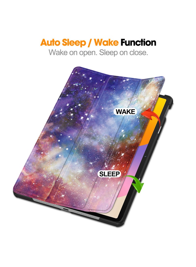 general Case Compatible with Huawei MatePad SE 11 inch 2024 Tri-Fold Smart Tablet Case,Hard PC Back Shell Slim Multi- Viewing Angles Stand Folio Cover - Image 5