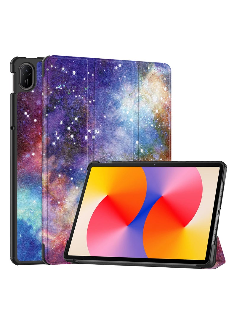 general Case Compatible with Huawei MatePad SE 11 inch 2024 Tri-Fold Smart Tablet Case,Hard PC Back Shell Slim Multi- Viewing Angles Stand Folio Cover - Image 1