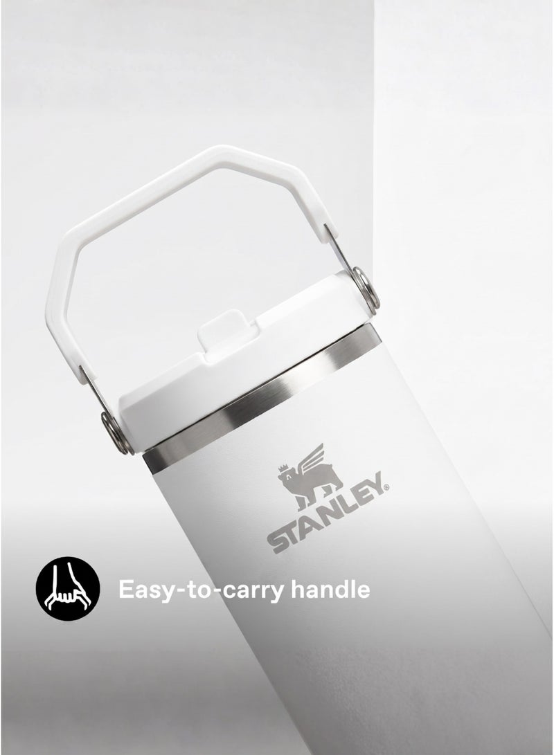 Stanley IceFlow 2.0 Fast Flow 30 oz Insulated Stainless Steel Tumbler with Handle – Leakproof BPA-Free Water Bottle with Twist-On Angled Spout Lid, Chalk White - Image 5