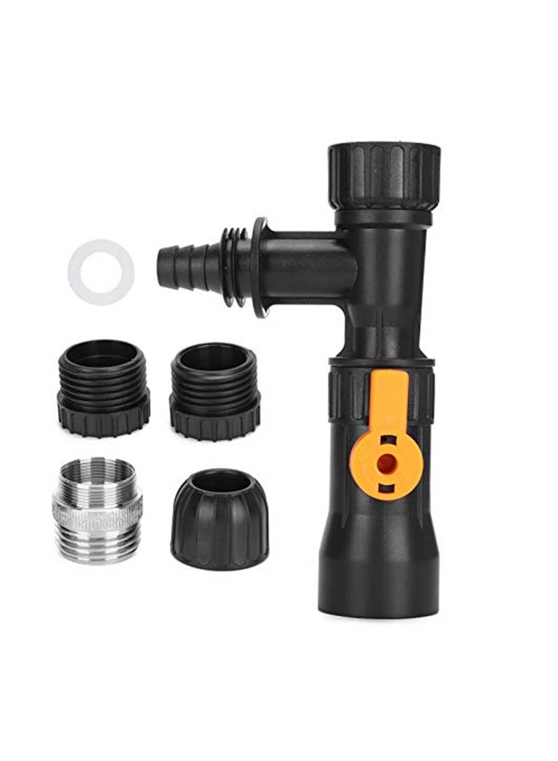 KASTWAVE Fish Tank Water Changer with 2 Faucet Adapters for Aquarium Quick Water Change - Image 1