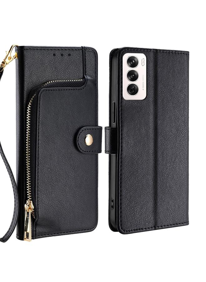 اس-توب جراب هاتف OPPO Reno12 5G Global بسحاب من الجلد - Image 1