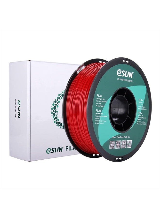 eSUN PLA PRO (PLA+) 3D Printer Filament, Dimensional Accuracy +/- 0.03 mm, 1kg, Plastic Spool, 1.75mm, Fire Engine Red, (Pantone 199C)  - Image 5