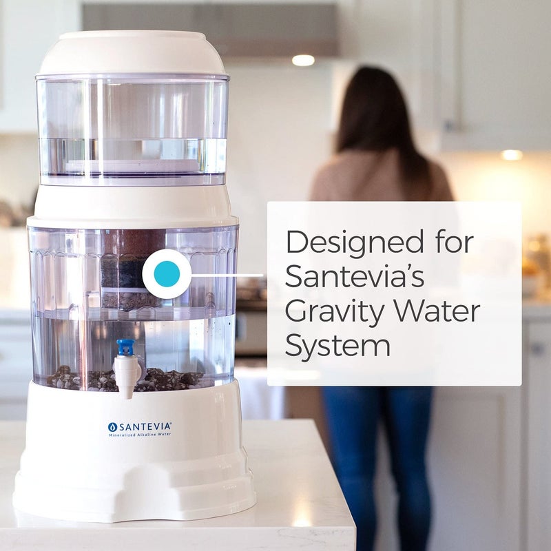 Santevia 5-Stage Alkaline Replacement Filter for the Gravity Water System by Santevia | At Home Water Filter that Makes Water Alkaline and Adds Minerals | Filters Chlorine and Lead - Image 3